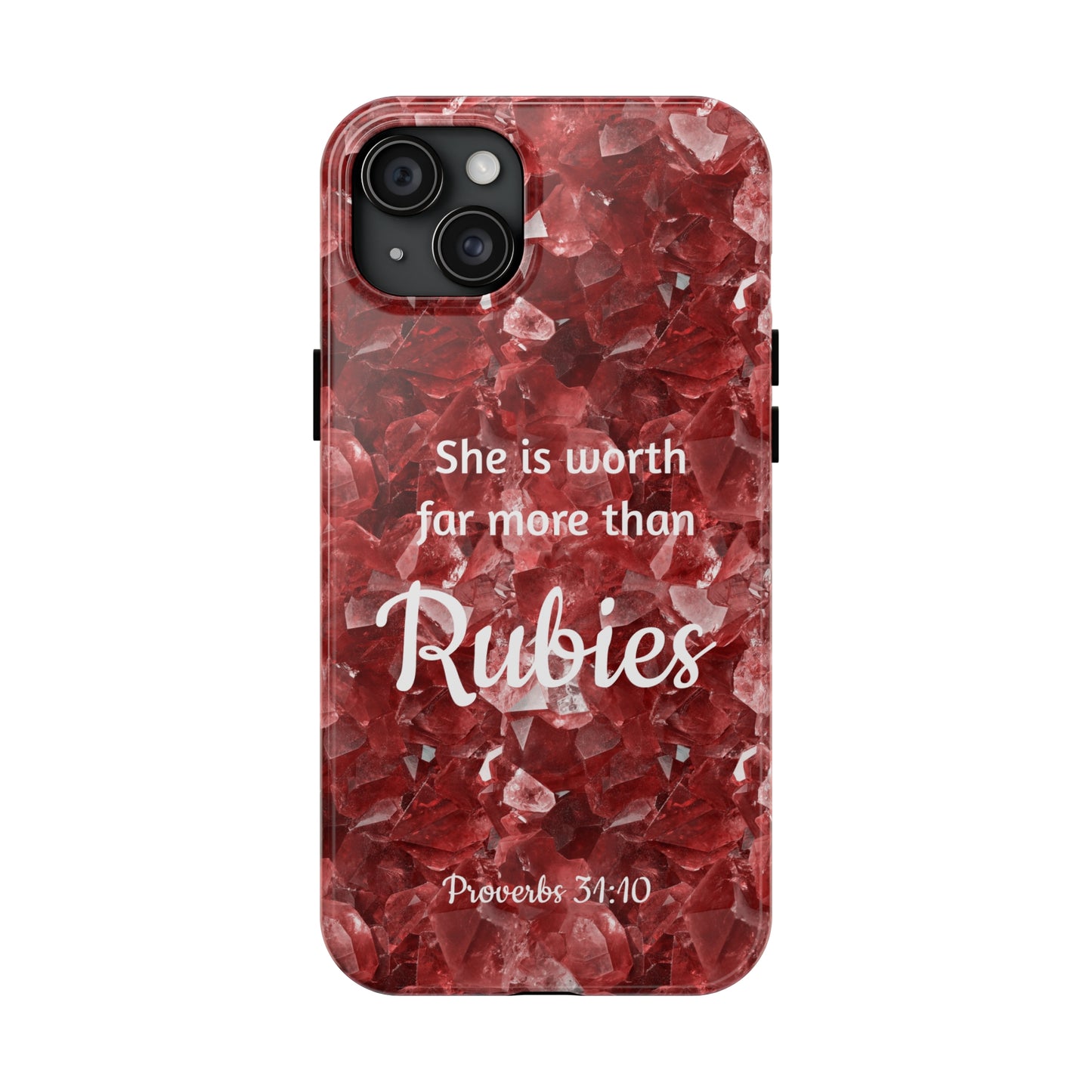 Rubies iPhone Case