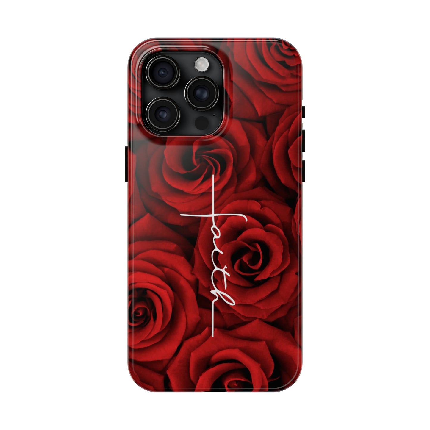 "Roses and faith" iPhone Case