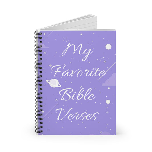 Favorite Bible Verses Notebook