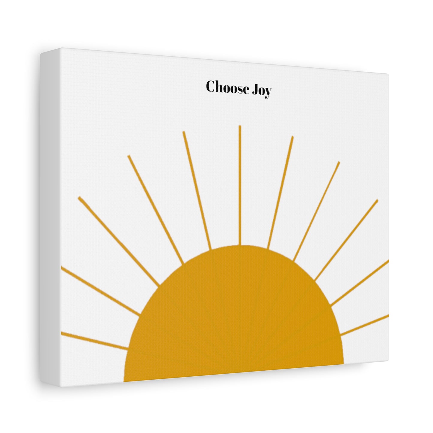 "Choose Joy" Matte Canvas