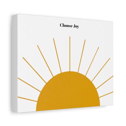 "Choose Joy" Matte Canvas