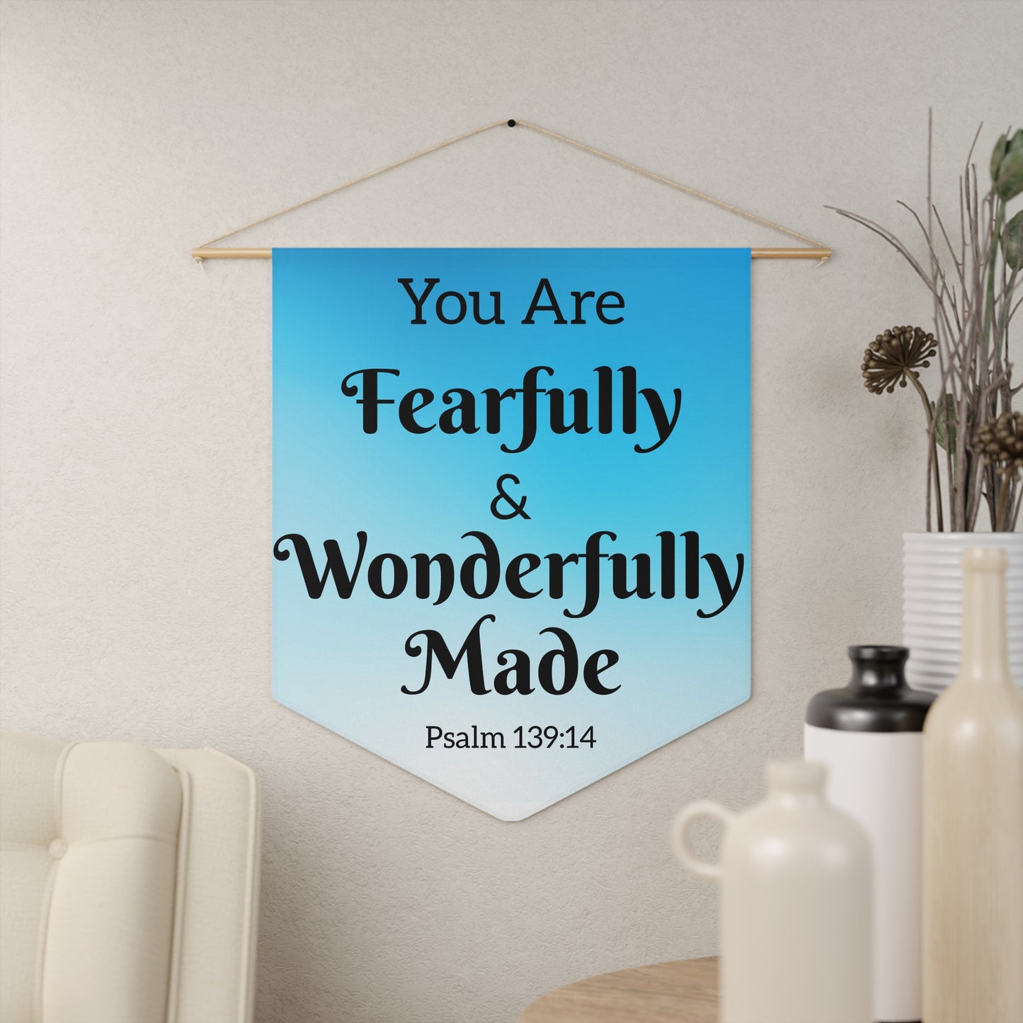 Fearfully and Wonderfully Made Hanging Sign