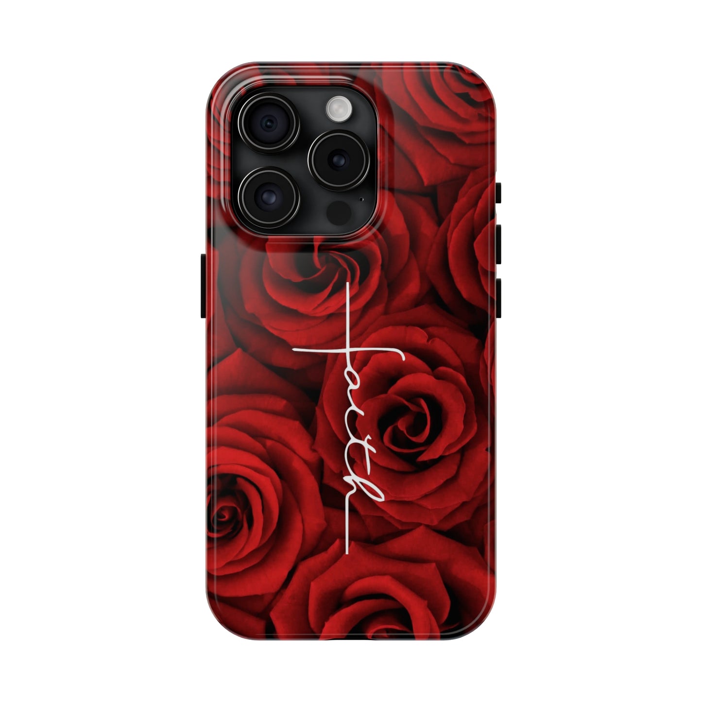 "Roses and faith" iPhone Case