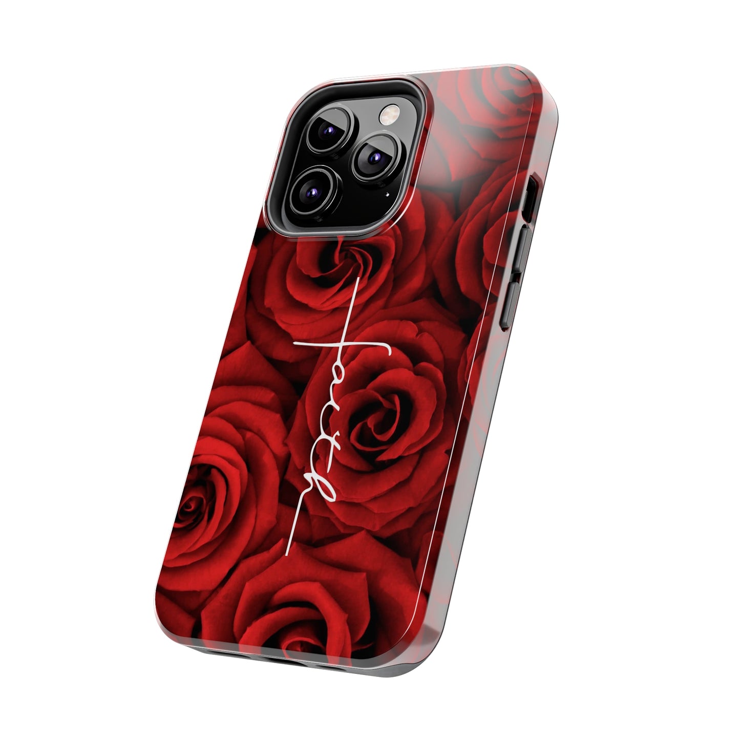 "Roses and faith" iPhone Case