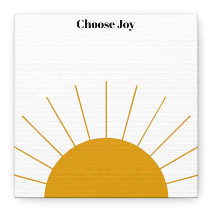 "Choose Joy" Matte Canvas