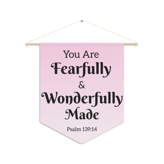 Fearfully and Wonderfully Made Hanging Sign