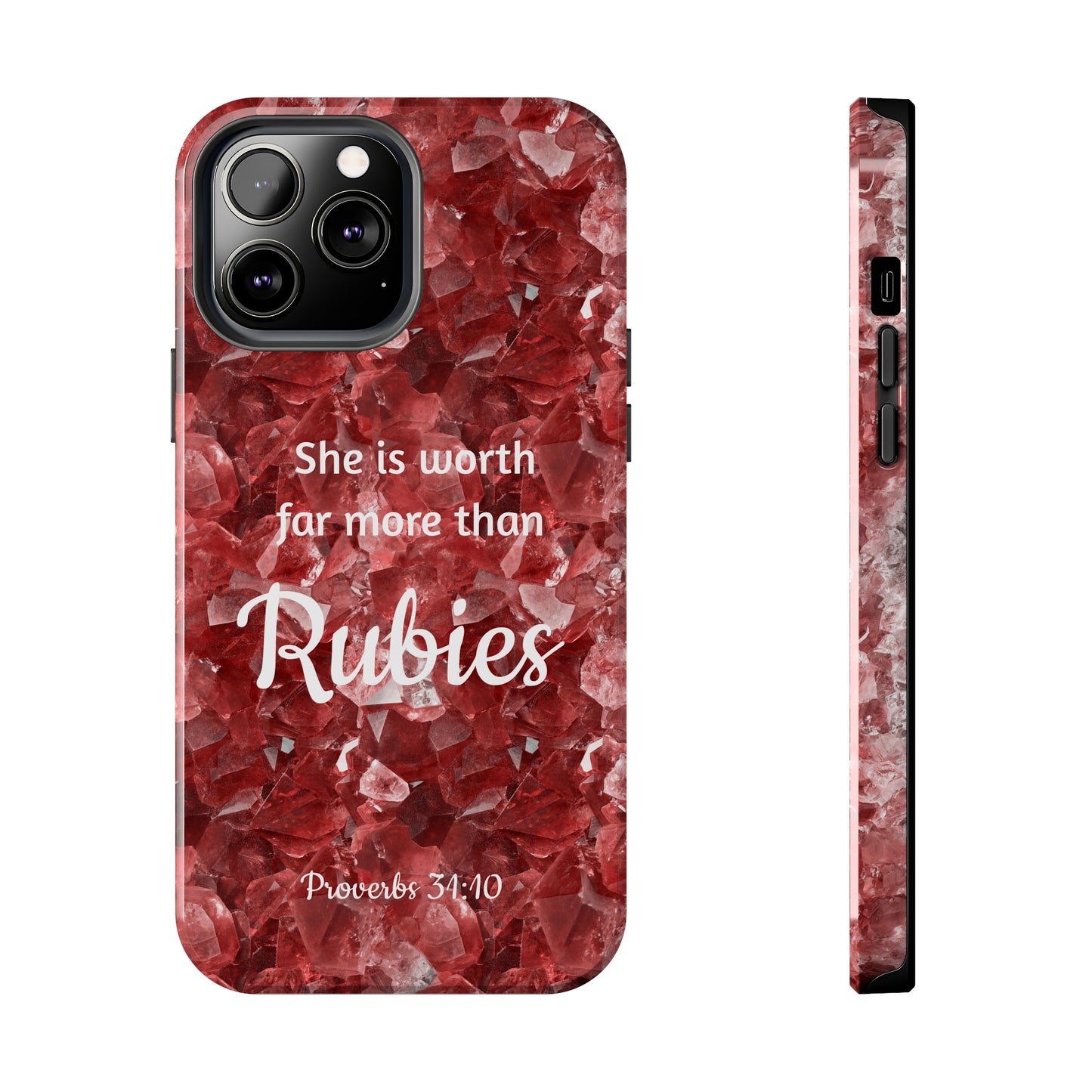 Rubies iPhone Case